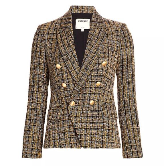 L'AGENCE Jackets & Blazers - L'Agence Kenzie Tweed Blazer Jacket